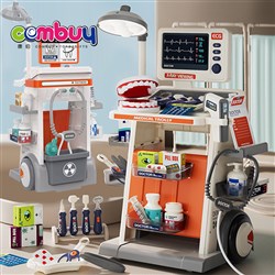 KB077885-KB077886 KB100540-KB100541 - Electric Lighting Sound Pretend Play Doctor Tools Kids Toy Dental Medical Trolley